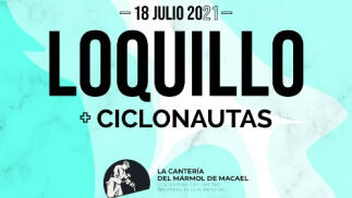Entradas Concierto LOQUILLO + CICLONAUTAS. Festival Marble Music Fest. 18 Julio