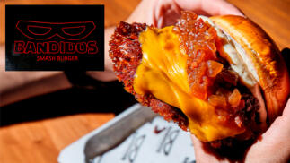 Menú completo Take Away en el restaurante Bandidos Smash Burger.